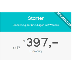 Umsetzer-Coaching "Starter" für 397,- €